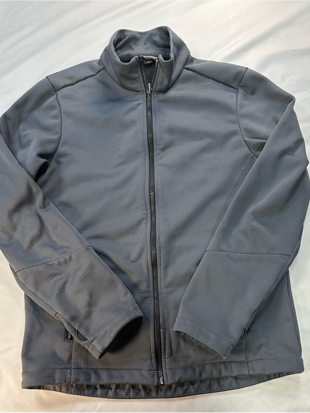 Port Authority Men's Charcoal Gray Lightweight Zip Jacket